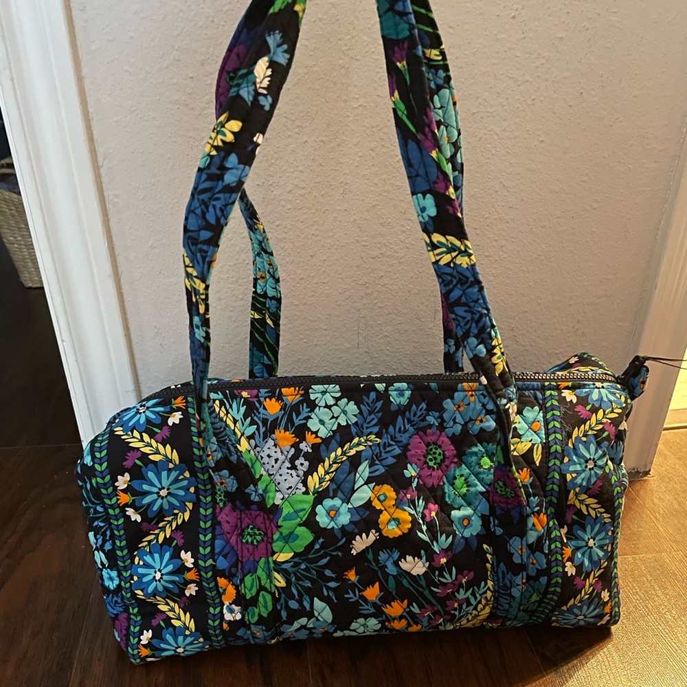 Vera Bradley small duffle - multicolored print - gently used